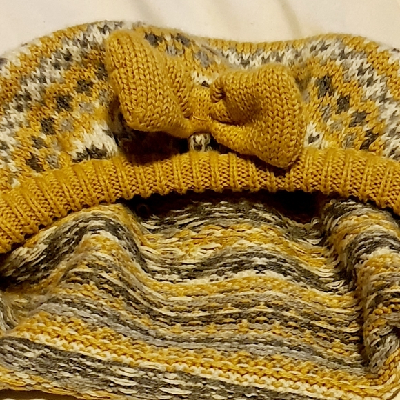 NWT Cynthia Rowley NY 3-6 month baby girl knitted crochet beret hat with bow - Picture 3 of 12